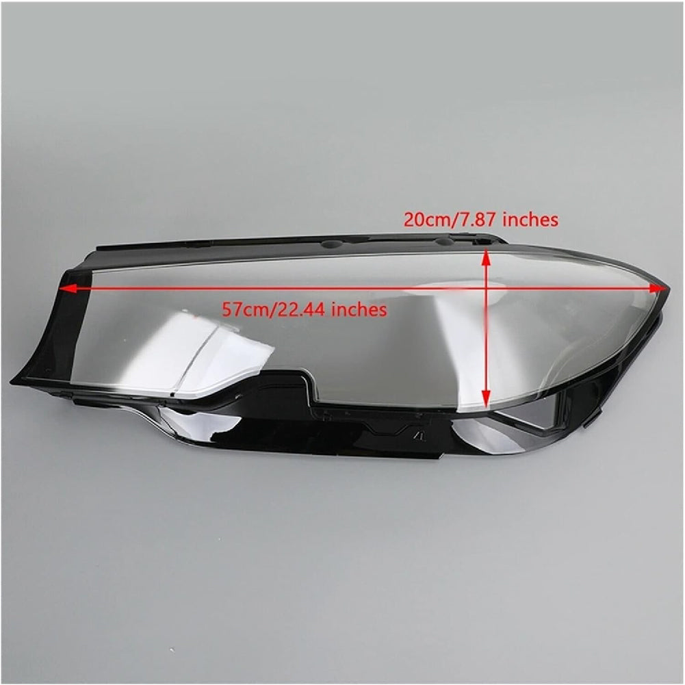 Car Front Headlight Lens Cover Transparent Lamp Shade Headlamp  Cover compatible for BMW G20/G28 2019 - 2022.