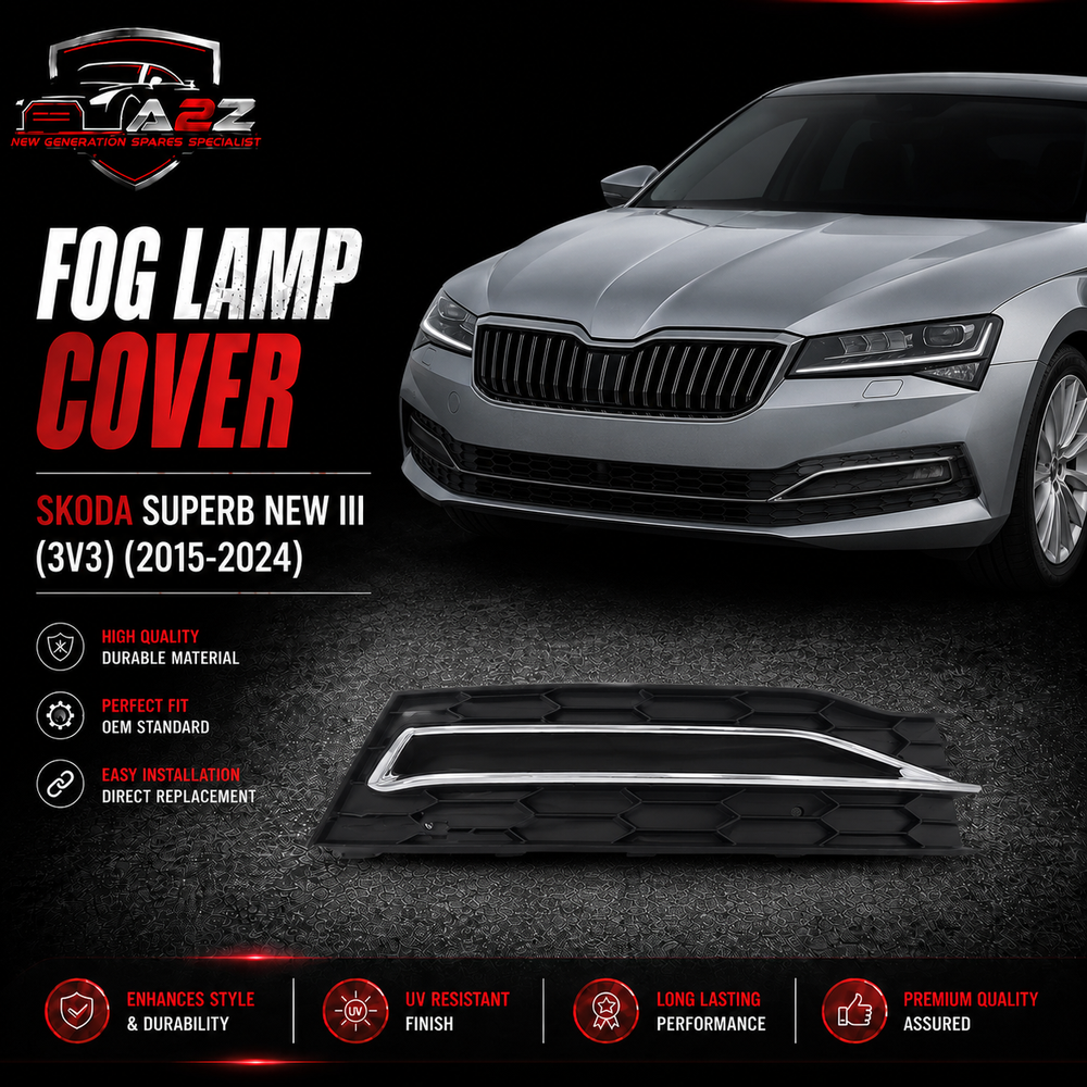 Fog Lamp Cover Right 3VD853665A & Left 3VD853666A Compatible With Skoda Superb III (3V3) Tag No.135