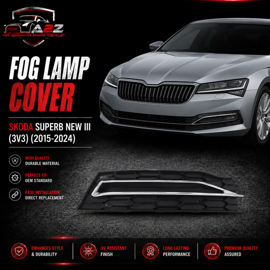 Fog Lamp Cover Right 3VD853665A & Left 3VD853666A Compatible With Skoda Superb III (3V3)