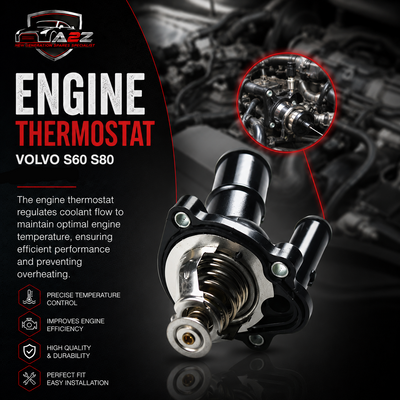 Engine Thermostat  31316344 Compatible With VOLVO S60/S80 Tag No.120