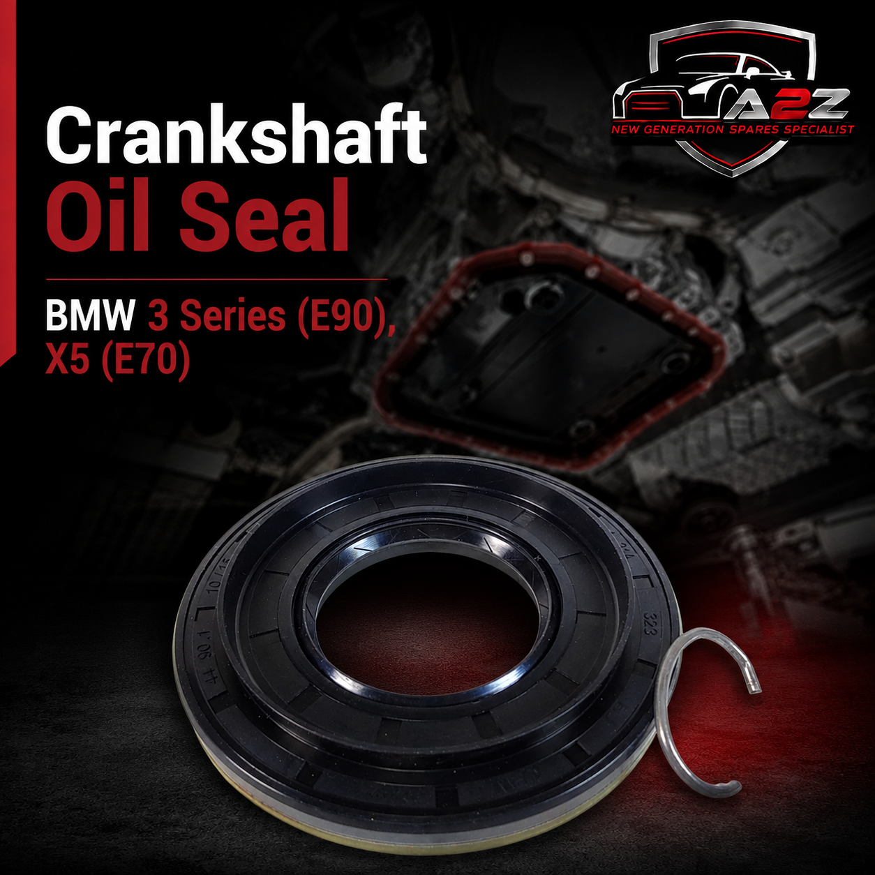 Crankshaft Oil Seal 33107564416 Compatible With BMW 3 Series (E90), X5 (E70)