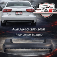 Complete Rear Upper Bumper 4G5807067A 4G0807067AGRU Compatible With AUDI A6 (2015-18) Tag No.206