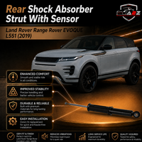 Rear Shock Absorber Strut With Sensor LR114040 LR154812 Compatible With Land Rover Range Rover EVOQUE L551 (2019)