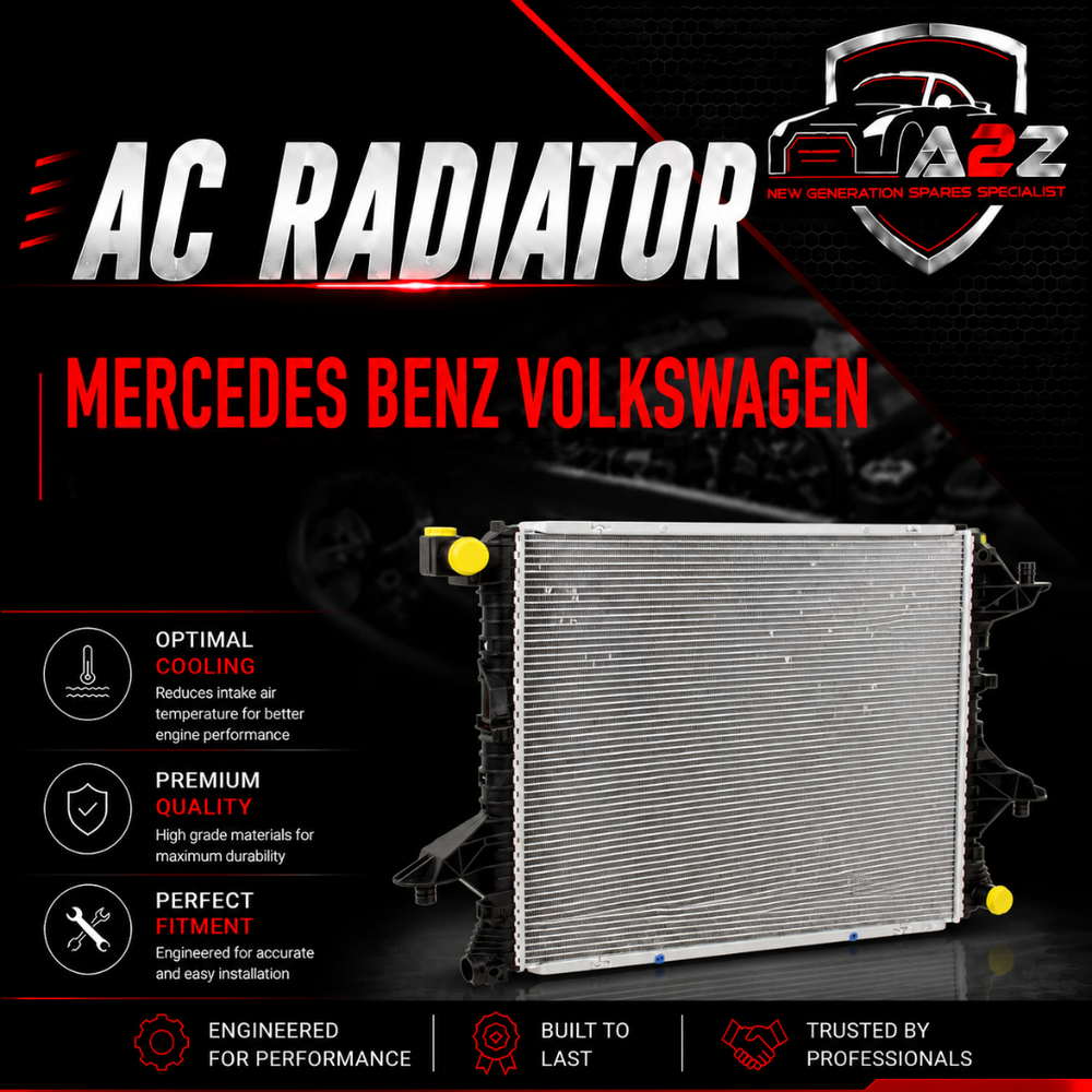 Intercooler Radiator 2H0121253A Compatible With Mercedes Benz Volkswagen