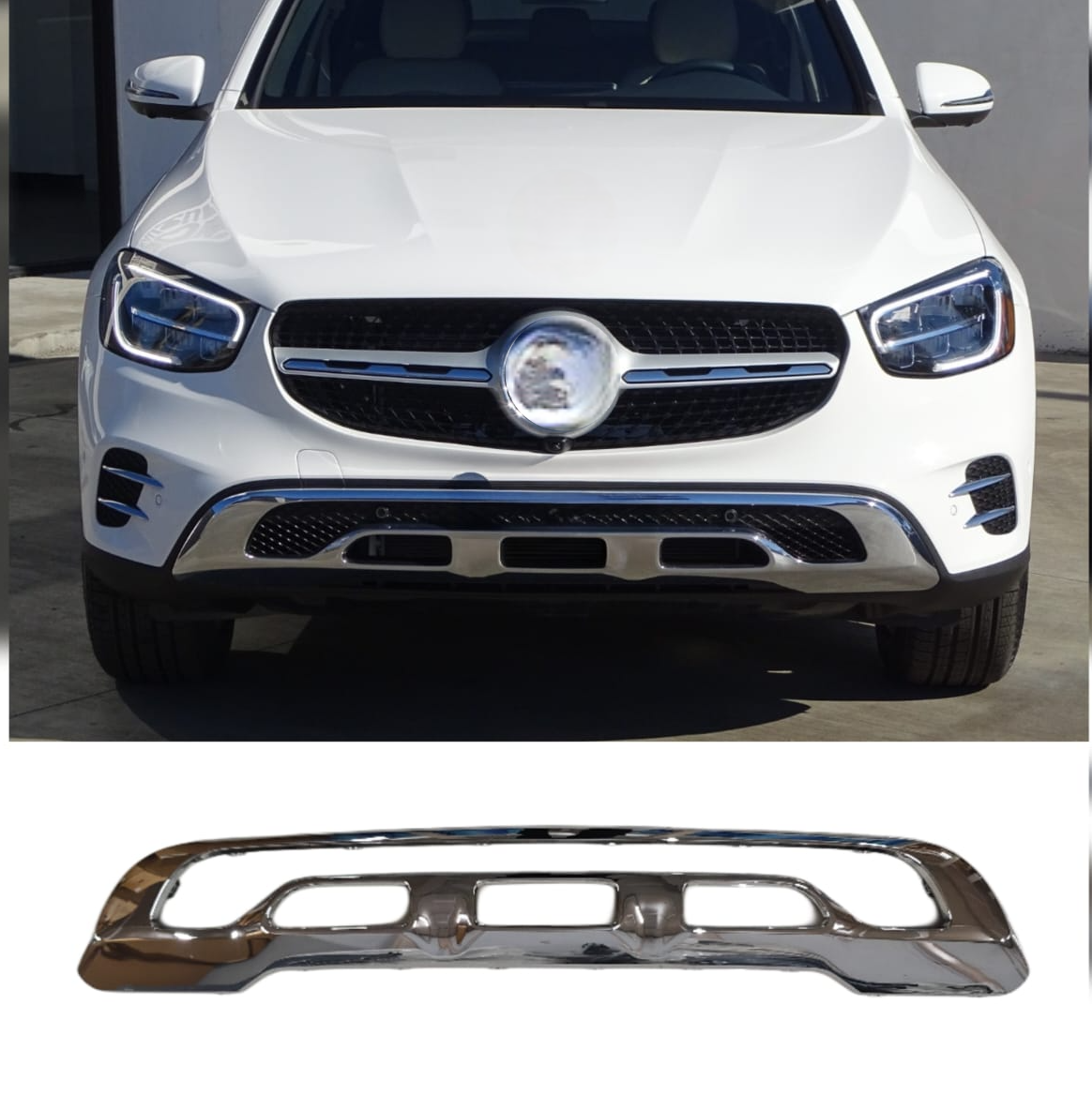 Front Bumper Chrome 2538850102 A2538850102  Compatible With Mercedes Benz W253 (2020-2022) Tag No.608