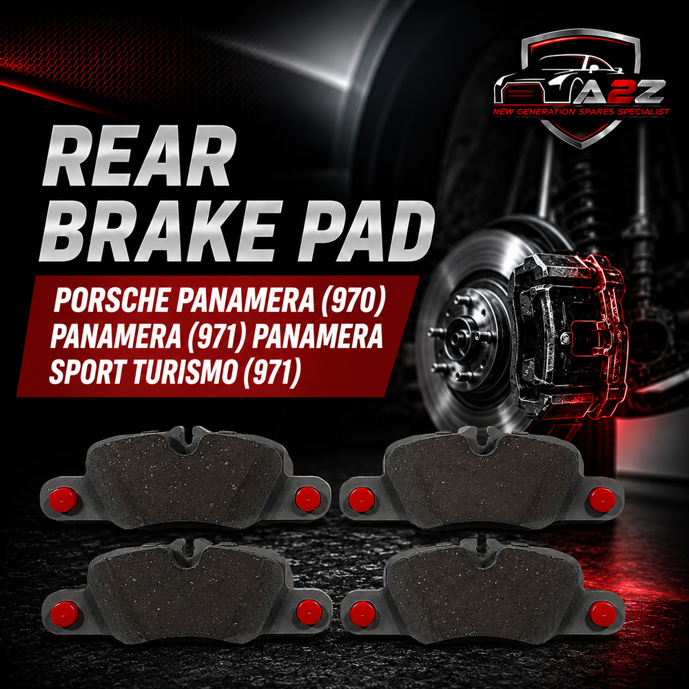 Rear Brake Pads 971698451D Compatible With PORSCHE PANAMERA (970) PANAMERA (971) PANAMERA Sport Turismo (971)