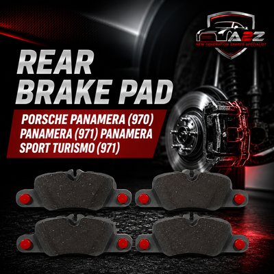 Rear Brake Pads 971698451D Compatible With PORSCHE PANAMERA (970) PANAMERA (971) PANAMERA Sport Turismo (971)