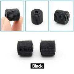 Black Steering Wheel Button Knob Set 5E0919719C Compatible with Skoda Octavia