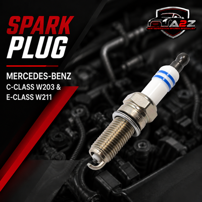 Spark Plug A0041594503 A0041591303 A0041592303 Compatible With  MERCEDES-BENZ C-CLASS W203 & E-CLASS W211 Tag-S-09