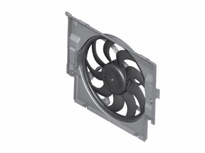 Radiator Cooling Fan Assembly 17428641964 Compatrible With BMW F35 W600