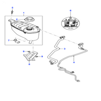 Coolant Bottle T2R25157 C2P16828 C2P18816 C2P3359  For JAGUAR F-TYPE Convertible X152 Tag-B-43