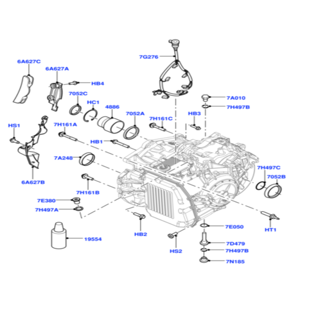 Differential Oil Seal LR002906 Compatible With FREELANDER 2 (L359) | LR2 RANGE ROVER EVOQUE (L538) RANGE ROVER EVOQUE Convertible (L538) RANGE ROVER EVOQUE VAN (L538)