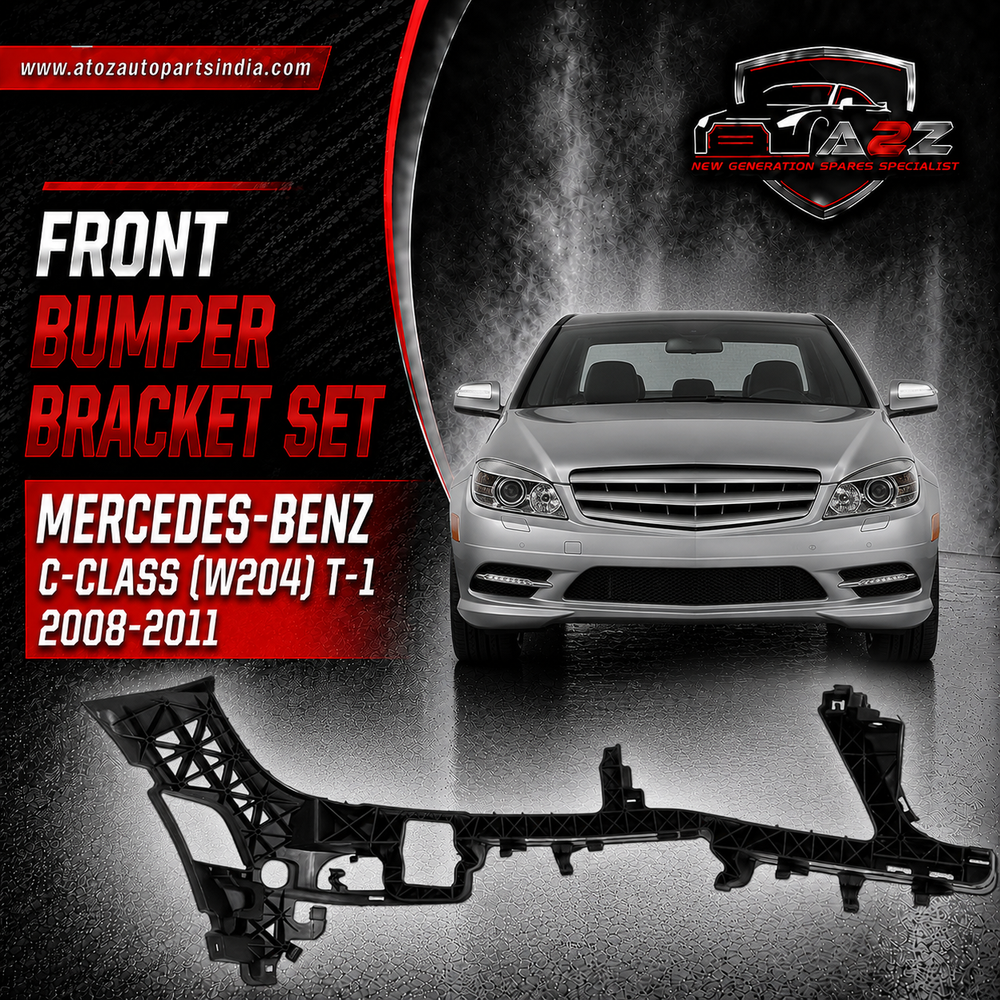 Front Bumper Bracket Left 2048850765 & Right 2048850865 Compatible With MERCEDES-BENZ C-CLASS (W204) T-1 2008-2011 Tag No.762