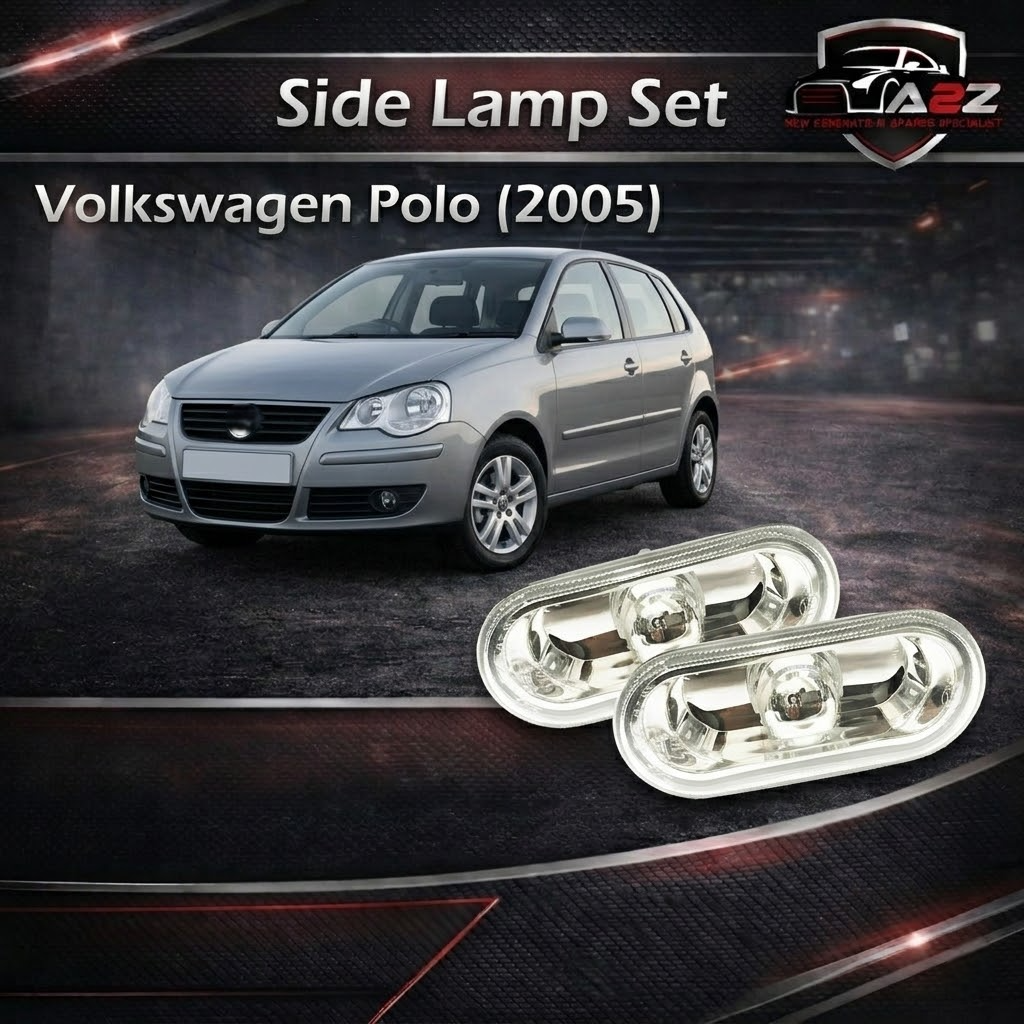 Side Lamp Set Left 1J0949117 & Right 1J0949118 Compatible With Volkswagen Polo (2005)