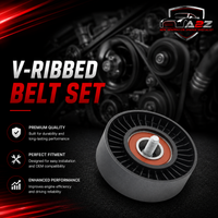 V-ribbed Belt Set 31401193 & 30677215 & 30757007 & 30777696 & 31401286 & 6G9N8620BB Compatible With VOLVO XC90