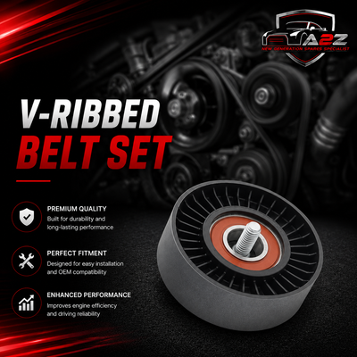 V-ribbed Belt Set 31401193 & 30677215 & 30757007 & 30777696 & 31401286 & 6G9N8620BB Compatible With VOLVO XC90