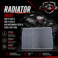 Radiator 36000105 36000106 36002413 36002414 36002451 Compatible with  VOLVO S60 II (134) & S80 II (124) & V40 Hatchback (525) & XC60 I SUV (156)
