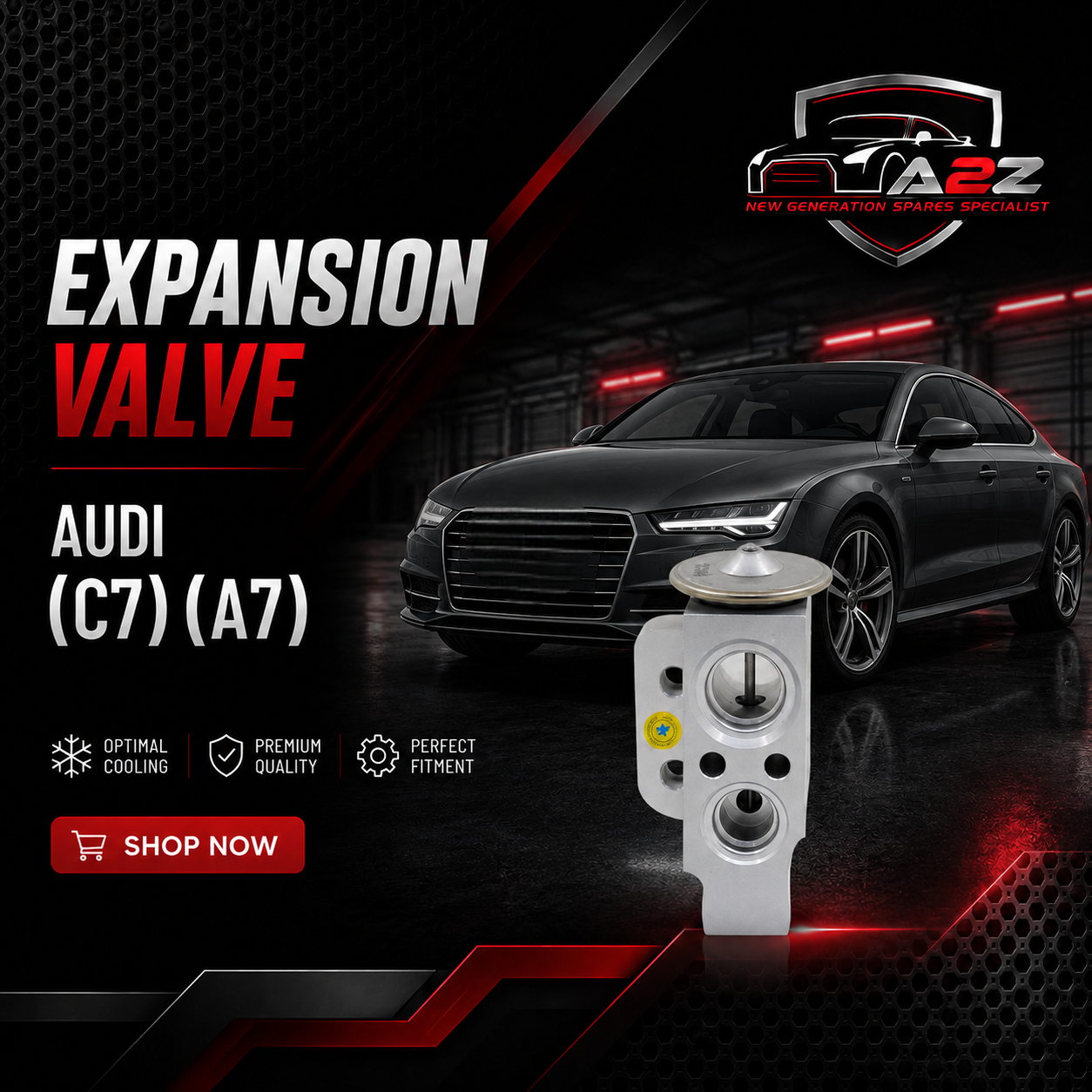 Expansion Valve 4G0898967 Compatible With Audi (C7) (A7) Tag No.205
