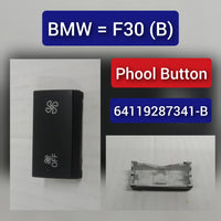 Air Conditioning  Panel Switch Button Air Volume Key  64119287341-B Compatible with BMW 3 Series (F30, F80) & 3 Gran Turismo (F34)