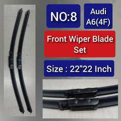 Front Wiper Blade Set (22'22 Inch) Compatible with AUDI A6 4F Tag-WBF-08