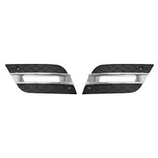 Fog Lamp Cover Compatible With Mercedes-Benz ML-W164 Fog Lamp Cover Left 1648801924 & Right 1648802024