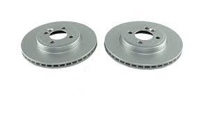 Front Brake Disc Set 34116858651 34116774985 Compatible With MINI MINI (R56) & MINI Convertible (R57)