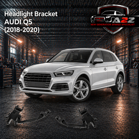 Headlight Mounting Bracket Left 80D807607 & Right 80D807608 Compatible With AUDI Q5 (2018-2020) Tag No.170
