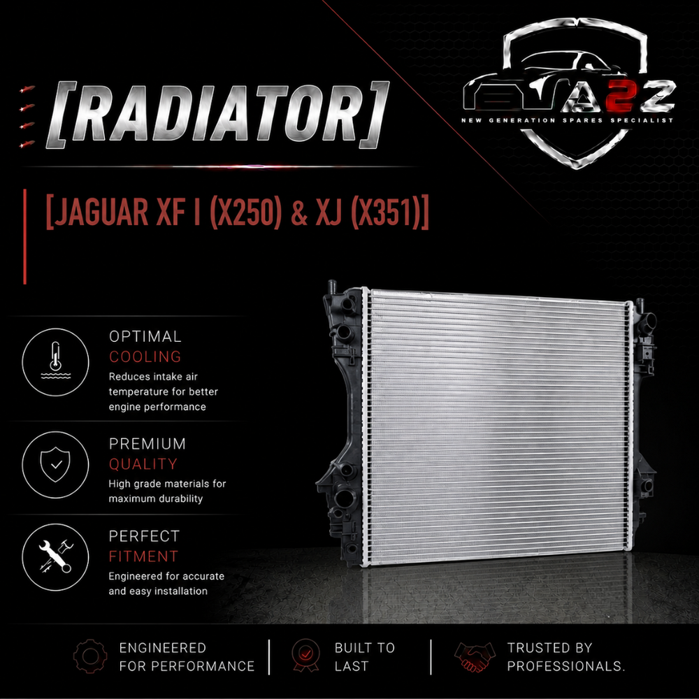 Radiator C2Z10787 Compatible with JAGUAR XF I (X250) & XJ (X351)