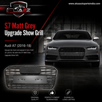 S7 Matt Grey Upgrade Show Grill Compatible With Audi = A7 (2016-18) Tag No.231