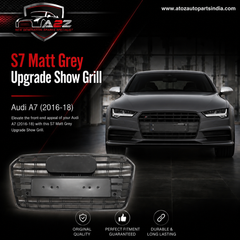 S7 Matt Grey Upgrade Show Grill Compatible With Audi = A7 (2016-18) Tag No.231