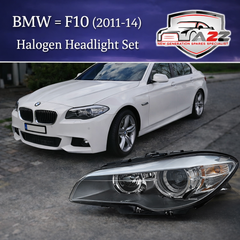 Complete Headlight Assy Left 63112990001 & Right 63112990002 (Without Blaster) Compatible With BMW X1 E84 (2009-2012) Tag No.59