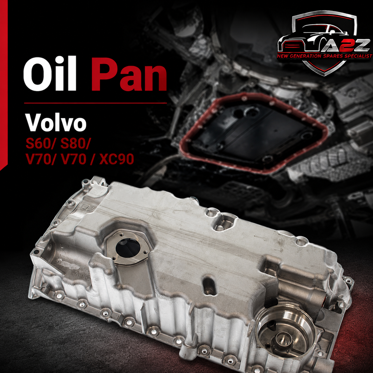 Oil Pan 30777699 Compatible With Volvo S60/ S80/ V70/ V70 / XC90