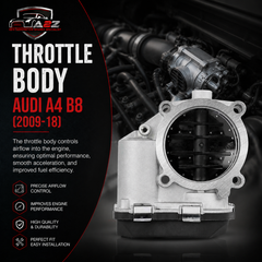 Throttle Body 06E133062C 06E133062G 06E133062H Compatible With AUDI A4 B8,A5,A6 C6,A7,A8 D3/D4,Q5,Q7 4L 2010-2015