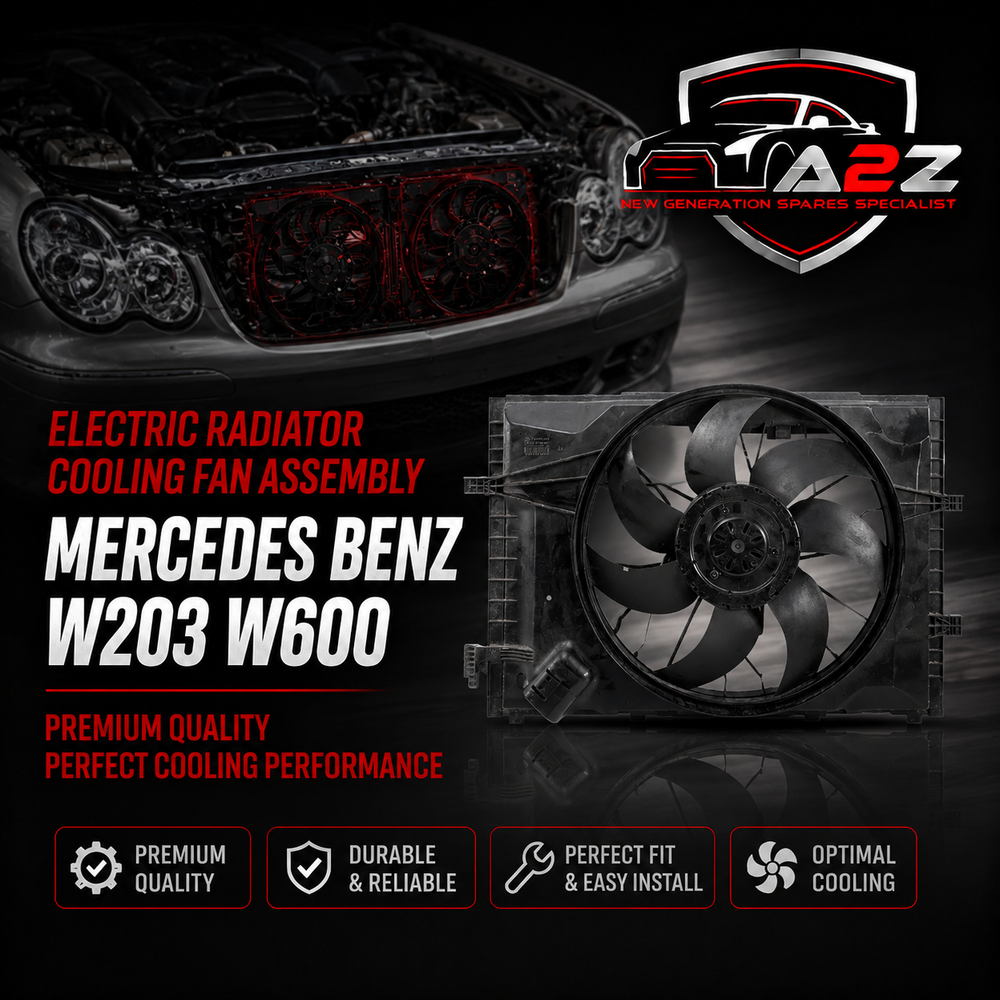 Electric Radiator Cooling Fan Assembly 2035001593 Compatible With Mercedes Benz W203 W600