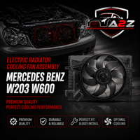 Electric Radiator Cooling Fan Assembly 2035001593 Compatible With Mercedes Benz W203 W600