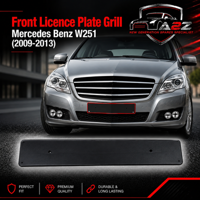 Front Licence Plate Grill 2518850881 Compatible With Mercedes Benz W251 2009-13 Tag No.362