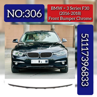 Front Bumper Chrome 51117396833 Compatible With BMW 3 Series F30 (2016-2018) Tag No. 306