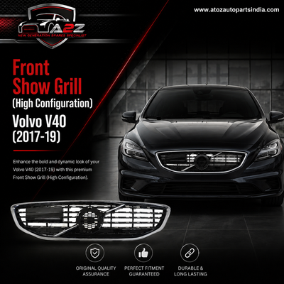 Front Show Grill (High Configuration) 31425336 Compatible With Volvo V40 (2017-19)