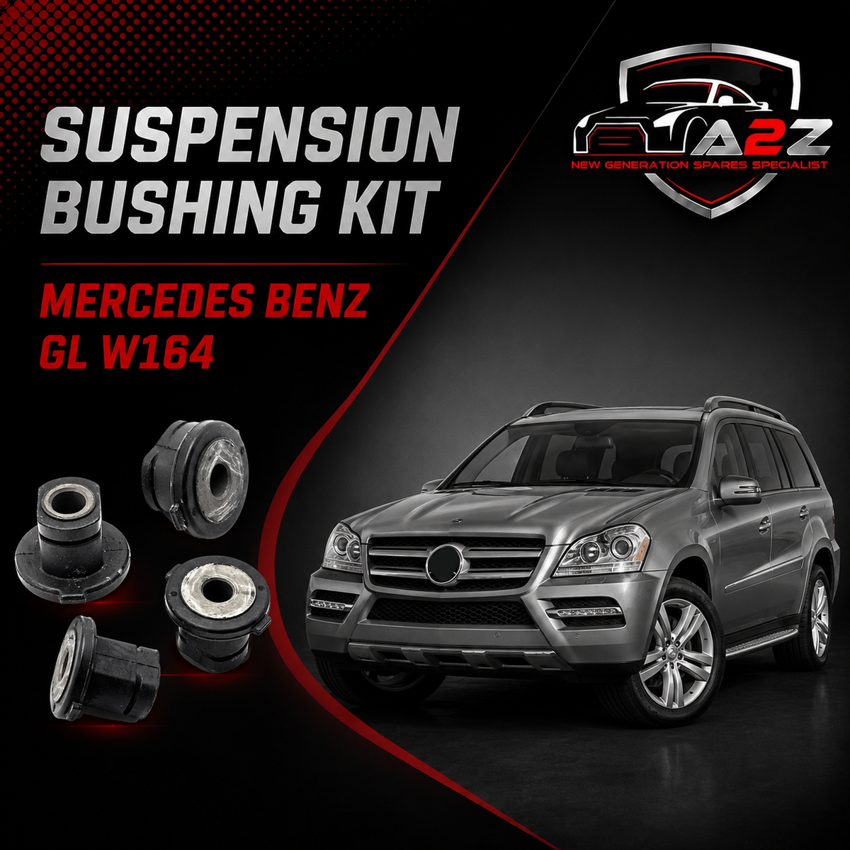 Suspension Bushing Kit 1644600029 Compatible With MERCEDES BENZ GL W164