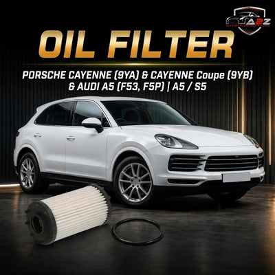 Engine Oil Filter 9A719840500 & E914H D398 & OX1184D Compatible With PORSCHE CAYENNE (9YA) & CAYENNE Coupe (9YB) & AUDI A5 (F53, F5P) | A5 / S5. Tag 205