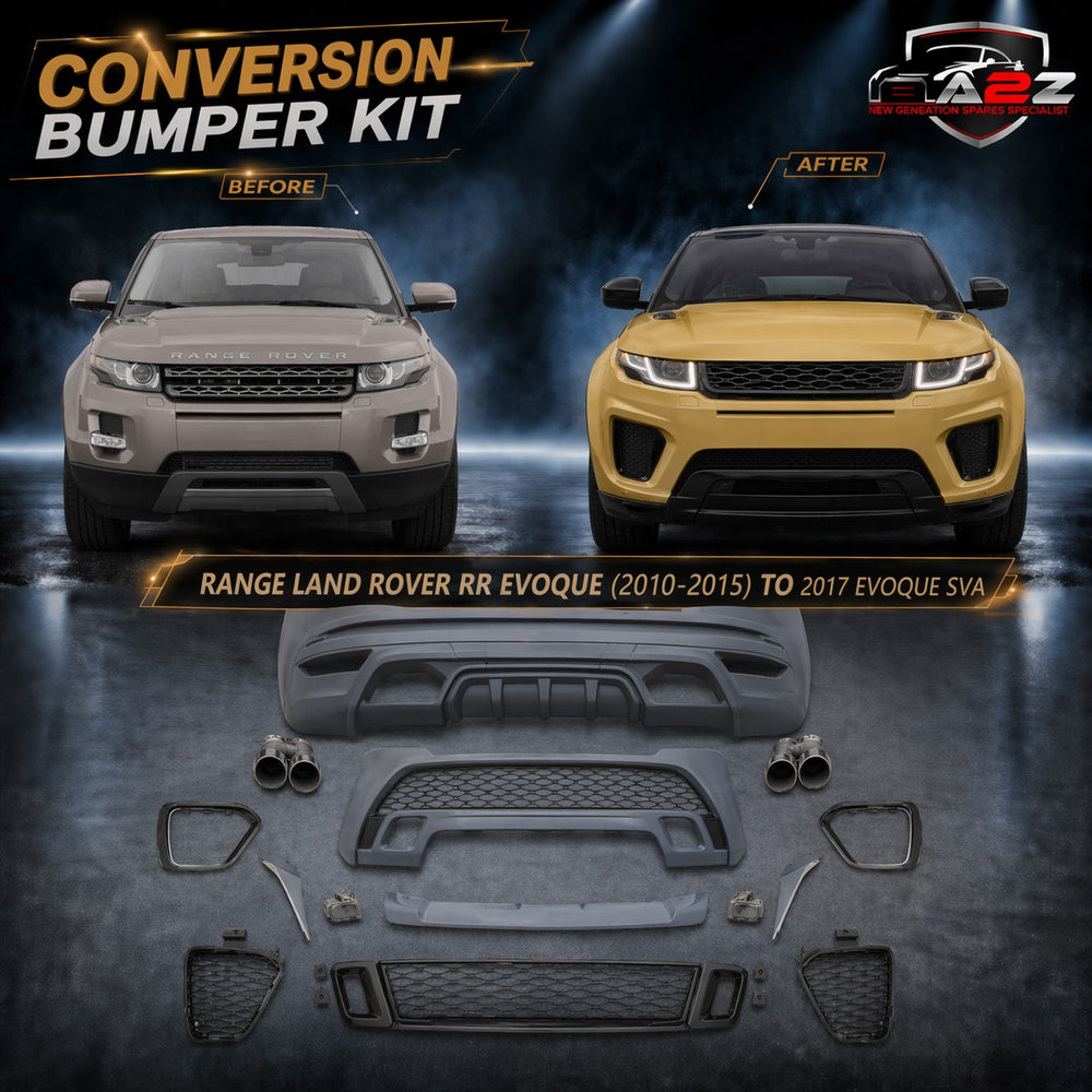 Complete Conversion Body Kit Compatible With Land Range Rover Evoque 2010-2015 Upgrade To Land Range Rover Evoque 2017 (Shipping Cost Not Included In Price)