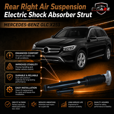 Rear Right Air Suspension Electric Shock Absorber Strut 2533201430 2533201001 A2533201430 A2533201001 Compatible With MERCEDES-BENZ GLC X253