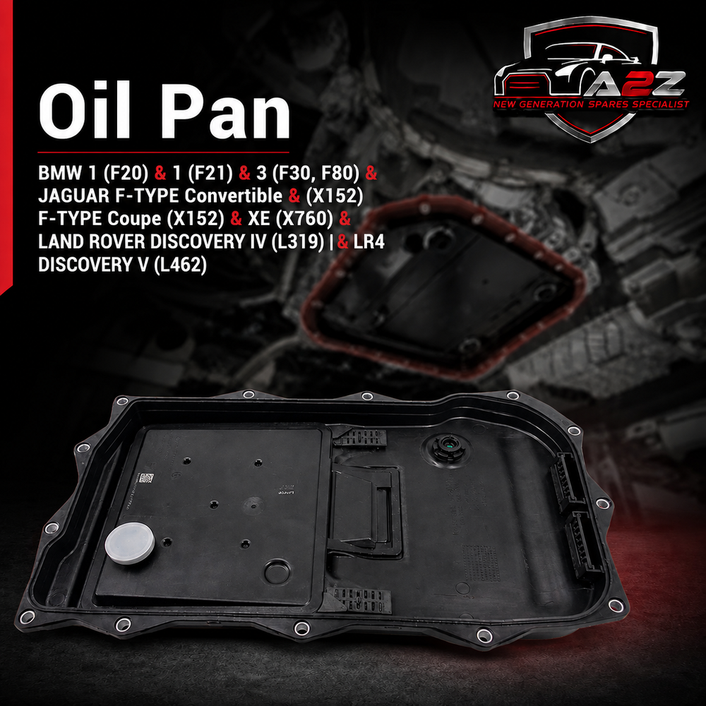Oil Pan JDE26442 24117604960 24117613253 24118612901 LR023294 Compatible With BMW 1 (F20) & 1 (F21) & 3 (F30, F80) & JAGUAR F-TYPE Convertible & (X152) F-TYPE Coupe  (X152) & XE (X760) & LAND ROVER DISCOVERY IV (L319) |& LR4 DISCOVERY V (L462)