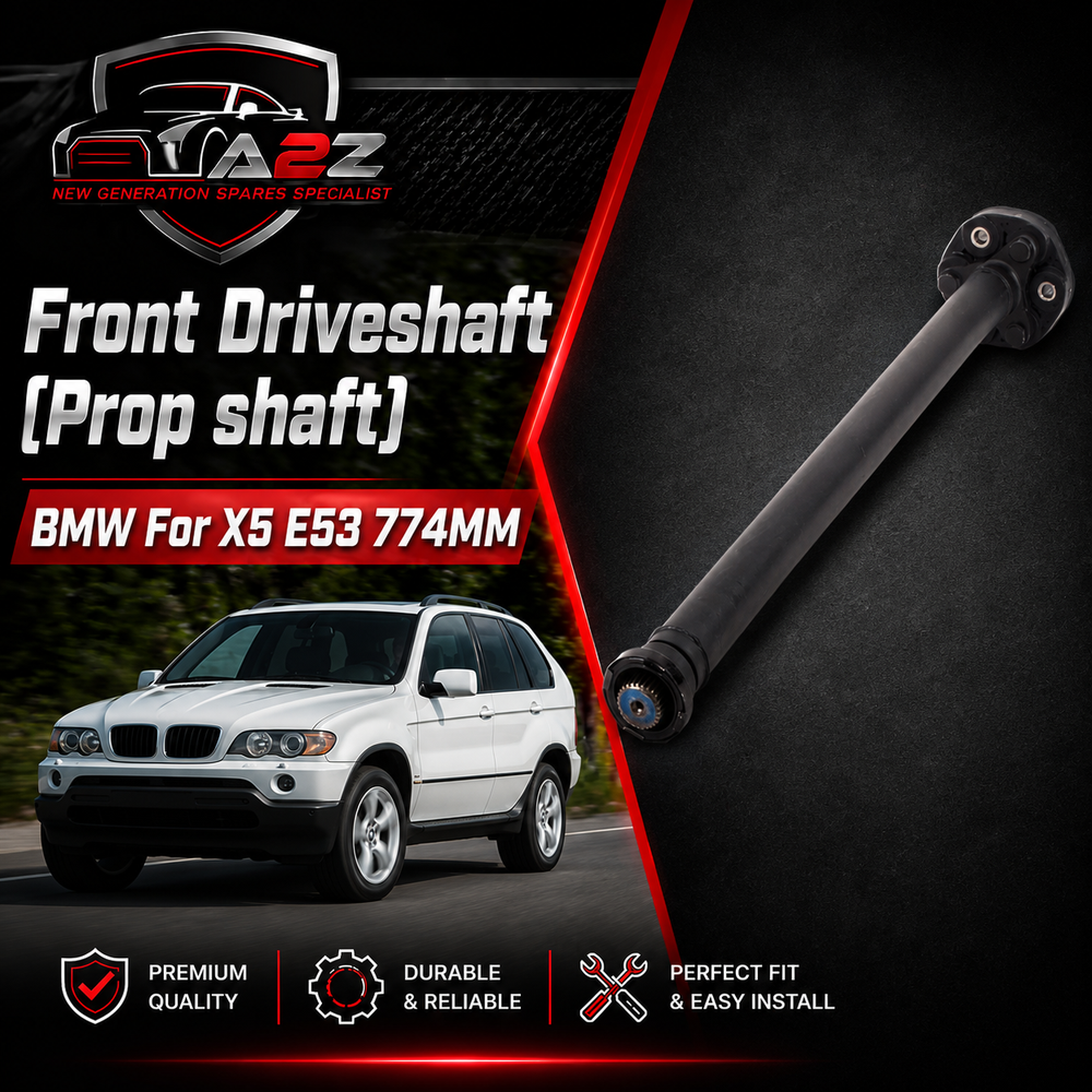 Front Driveshaft (Prop shaft) Assembly 26207524371 Compatible With BMW For X5 E53 774MM