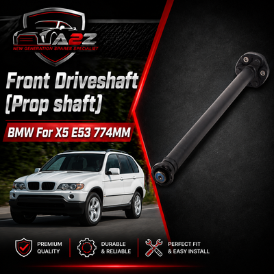 Front Driveshaft (Prop shaft) Assembly 26207524371 Compatible With BMW For X5 E53 774MM