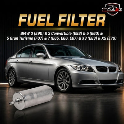 Fuel Filter H337WK & 13327793672 & KL579D Compatible With BMW 3 (E90) & 3 Convertible (E93) & 5 (E60) & 5 Gran Turismo (F07) & 7 (E65, E66, E67) & X3 (E83) & X5 (E70)   Tag 195.