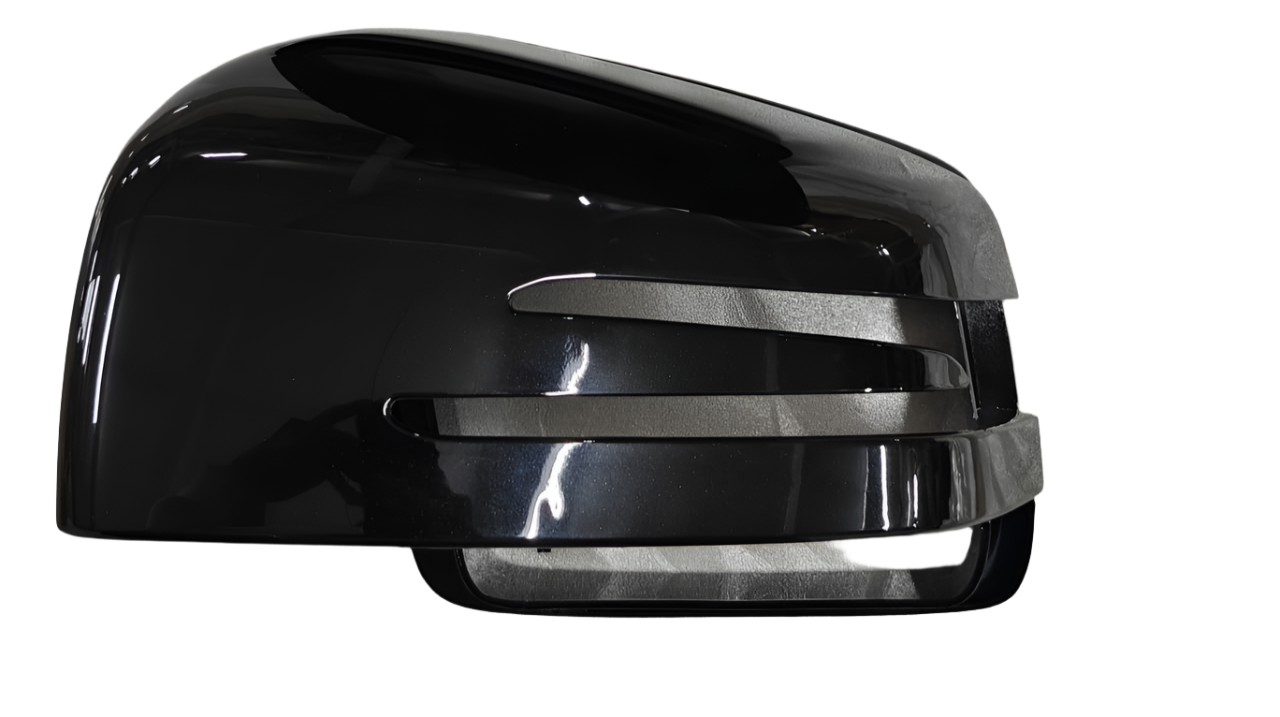 Side Mirror Upper Covers Glossy Black Right & Left Compatible With Mercedes Benz GLS-Class (W166) Tag No.103