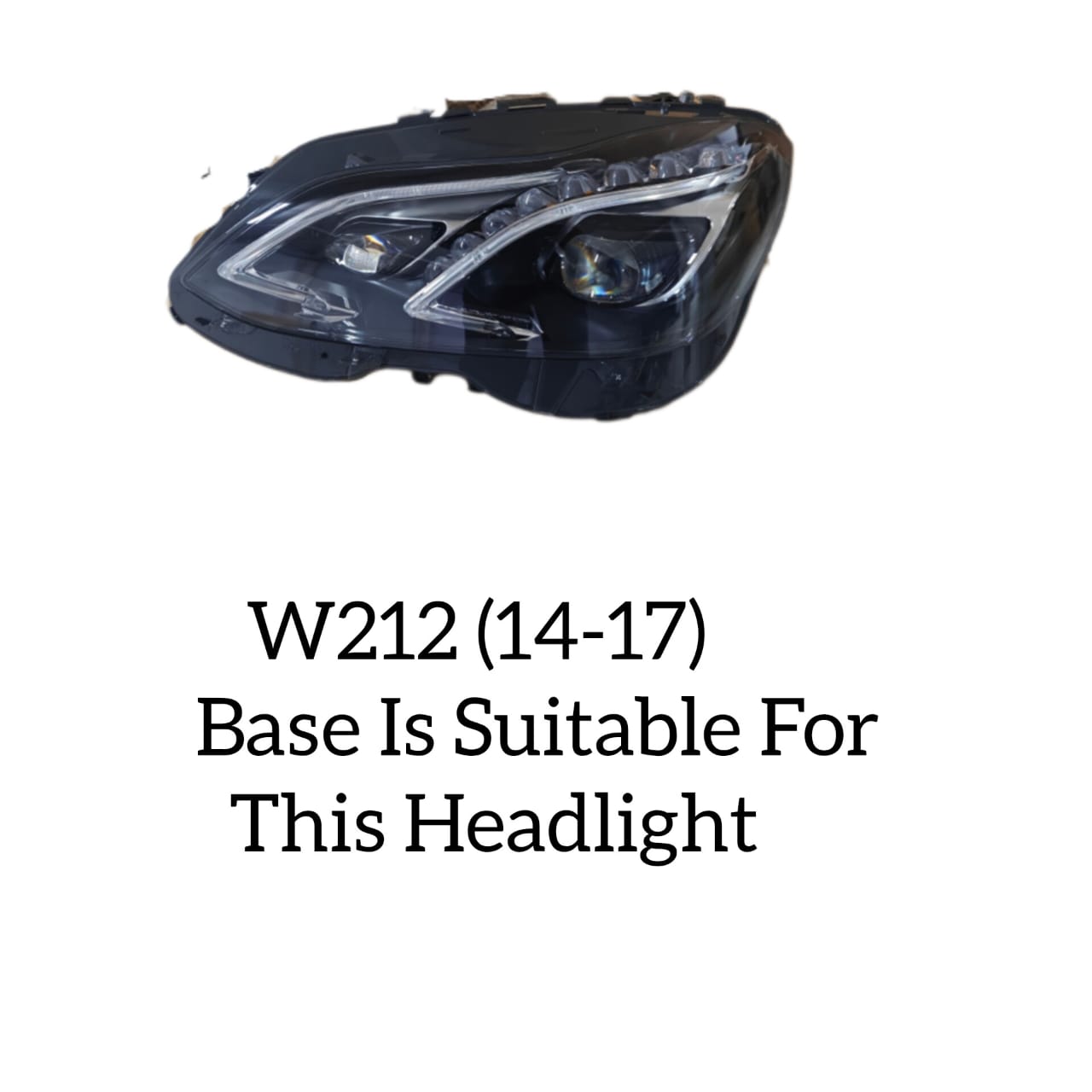 Headlight Base Compatible With Mercedes Benz W212 (2014-2016) Tag No.130