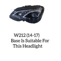 Headlight Base Compatible With Mercedes Benz W212 (2014-2016) Tag No.130