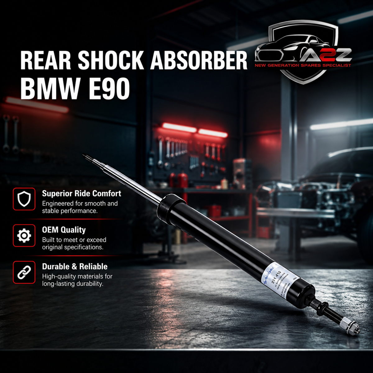 Rear Shock Absorber 33526796157 Compatible With BMW E90